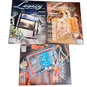 Legacy Scrapbook Heritage Art Magazine Spring Summer Winter 2004 Craft Magazine